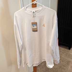 Nike ACG Long Sleeve Tee Cosmic Coast in White (Medium)